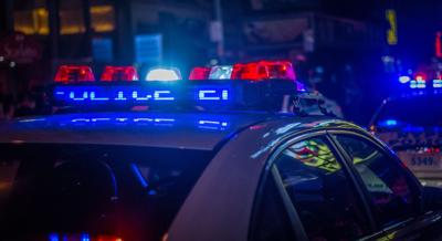 police car stock image